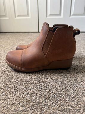 Sorel Women’s Chelsea Wedge Ankle Boots - Brown
